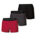 PARKSIDE® Pánske boxerky, 3 kusy (čierna/sivá/červená)