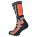 Knoxfield Long Unisex ponožky 03160041 čierna/oranžová