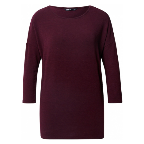 ONLY Tričko &#039;ONLGlamour&#039;  vínovo červená
