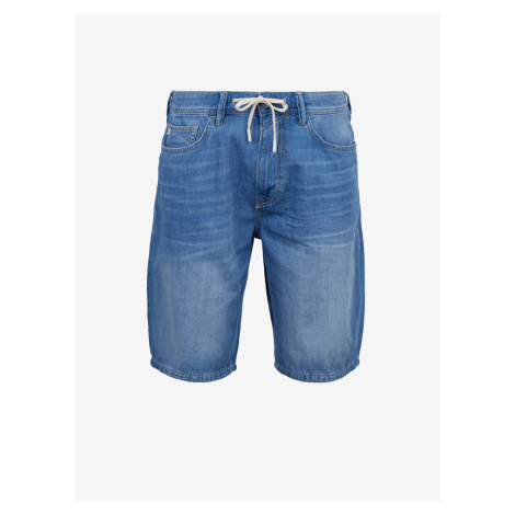 Modré pánske džínsové kraťasy Tom Tailor Denim