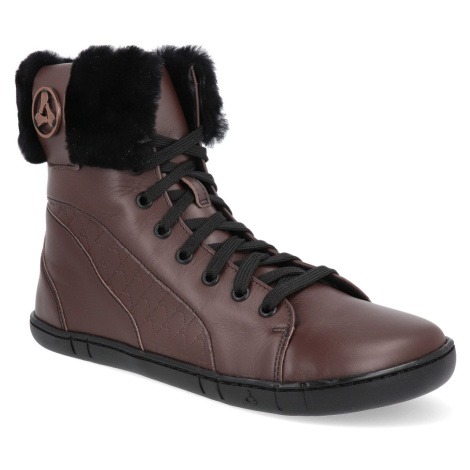 Barefoot dámske zimné topánky Antal - Calida hnedé