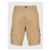 Quiksilver Bavlnené šortky Crucial Battle EQYWS03456 Béžová Tapered Fit