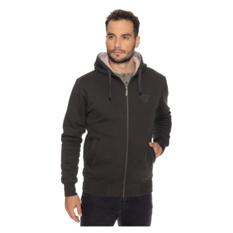 Bushman Pánska mikina Melford Pro, tmavo hnedá