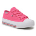 Tommy Hilfiger Plátenky Low Cut Lace-Up Sneaker T3A9-32677-0890 M Ružová