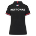 Mercedes AMG Petronas dámske polo tričko team black F1 Team 2022
