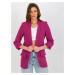Women's fuchsia jacket Adela without fastening