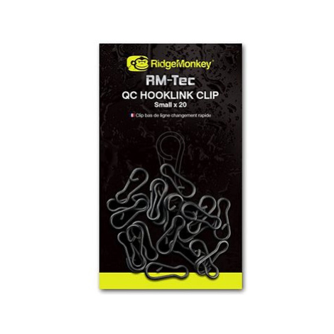 RidgeMonkey RM-Tec Quick Change Hooklink Clip Small 20 ks