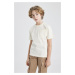 DEFACTO Boy's Crew Neck Short Sleeve T-Shirt