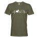 Pánské tričko pre milovníkov zvierat - Bišon tep