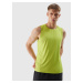 Men's sports tank top regular made of recycled 4F materials - juicy green