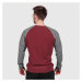 Pánska mikina Iron Aesthetics Jumper, wine/grey