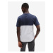 Modro-biele pánske tričko VANS Colorblock