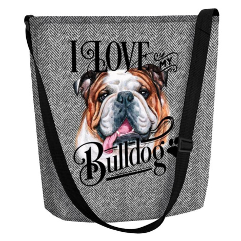 Bertoni filcová kabelka Funky - Love Bulldog