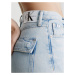 Calvin Klein Jeans Rifľové kapsáče  svetlomodrá
