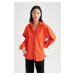 DEFACTO Oversize Fit Poplin Shirt with Pockets 100% Cotton Tunic