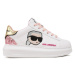 KARL LAGERFELD Sneakersy KL62570N Biela