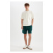 DEFACTO Regular Fit Straight Leg Basic Shorts