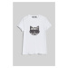 Tričko Karl Lagerfeld Boucle Choupette T-Shirt Biela