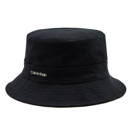 Calvin Klein Klobúk Monogram Reversible Bucket Hat K60K612035 Čierna