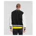 Bunda Karl Lagerfeld Jeans Klj Logo Bomber Black/White