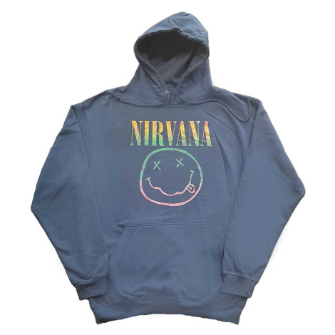Nirvana mikina Sorbet Ray Smiley Modrá
