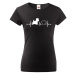 Dámské tričko West Highland White teriér tep - darček pre milovníkov psov