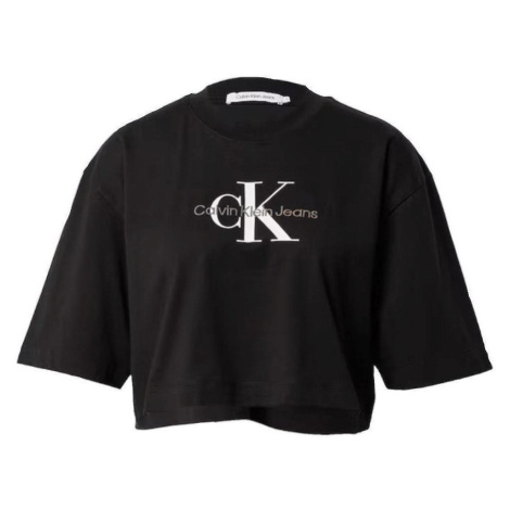 Calvin Klein Jeans  -  Tričká s krátkym rukávom Čierna