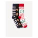 Súprava troch párov farebných ponožiek v darčekovom balení Celio