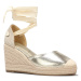 La Modeuse  65976_P153167  Espadrilky Zlatá