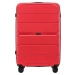 ČERVENÝ CESTOVNÝ KUFOR SPARROW VEĽ. PP06, LARGE TRAVEL SUITCASE WINGS RED - POLYPROPYLE