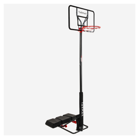 Basketbalový kôš B100 Easy na nastaviteľnom podstavci 2,20-3,05 m polykarbonát TARMAK