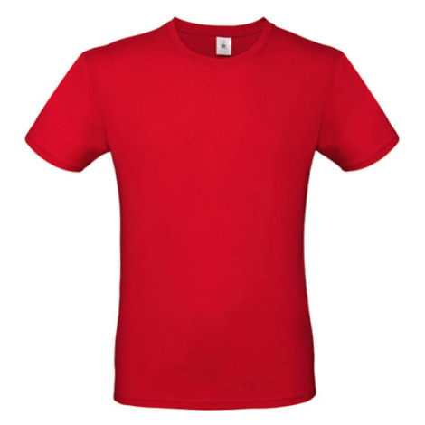 B&amp;C Pánske tričko TU01T Red B&C