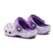 Crocs Šľapky Crocs Classic Glitter Kids Clog T 206992 Fialová