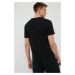 Bavlnené tričko Rossignol čierna farba, s nášivkou, RLKMY02