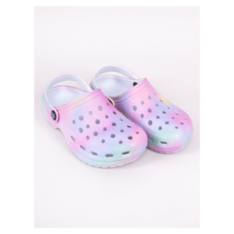 Yoclub Dievčenské topánky Crocs Slip-On Sandals OCR-0044G-9900 Multicolour