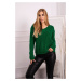 V-neck sweater green