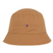 Tommy Hilfiger Klobúk - ESSENTIAL FLAG BUCKET hnedý