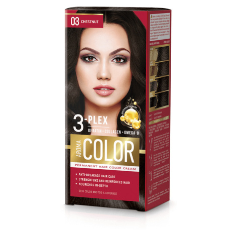 Farba na vlasy - gaštan č. 03 Aroma Color