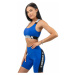 Nebbia Medium-Support Criss Cross Sports Bra Iconic Blue Fitness bielizeň