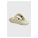Šľapky Crocs Classic Sandal dámske, béžová farba, 206761