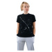 XISS SPLASHED Dámske tričko, čierna, veľkosť