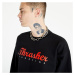 Thrasher Script Crewneck (suede / canvas) blkblktrwht