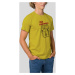 Rafiki Slack Pánske lezecké tričko z organickej bavlny 10029739RFX cress green