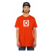 Horsefeathers BASE T-SHIRT Pánske tričko, oranžová, veľkosť