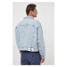 Rifľová bunda Calvin Klein Jeans pánska, prechodná, oversize
