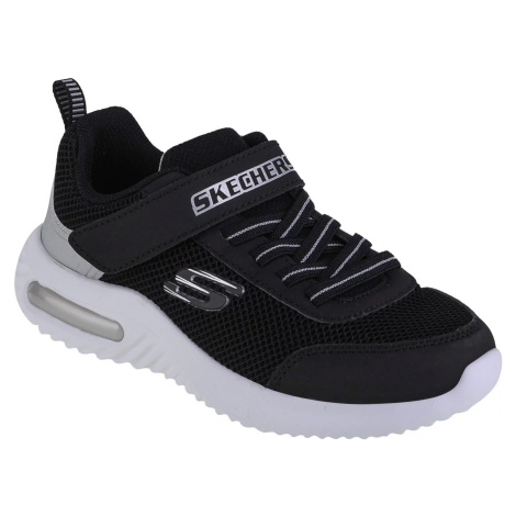 Čierne detské tenisky Skechers Bounder-Tech 403748L-BKSL