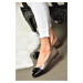 Fox Shoes Platinum Black Women's Flats