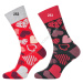 MORE Valentínske ponožky More-079-252 253-grafit