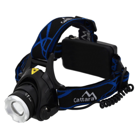 Čelovka Cattara LED 570lm ZOOM Farba: čierna/modrá