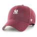 Čiapka 47 brand Mlb New York Yankees bordová farba, s nášivkou